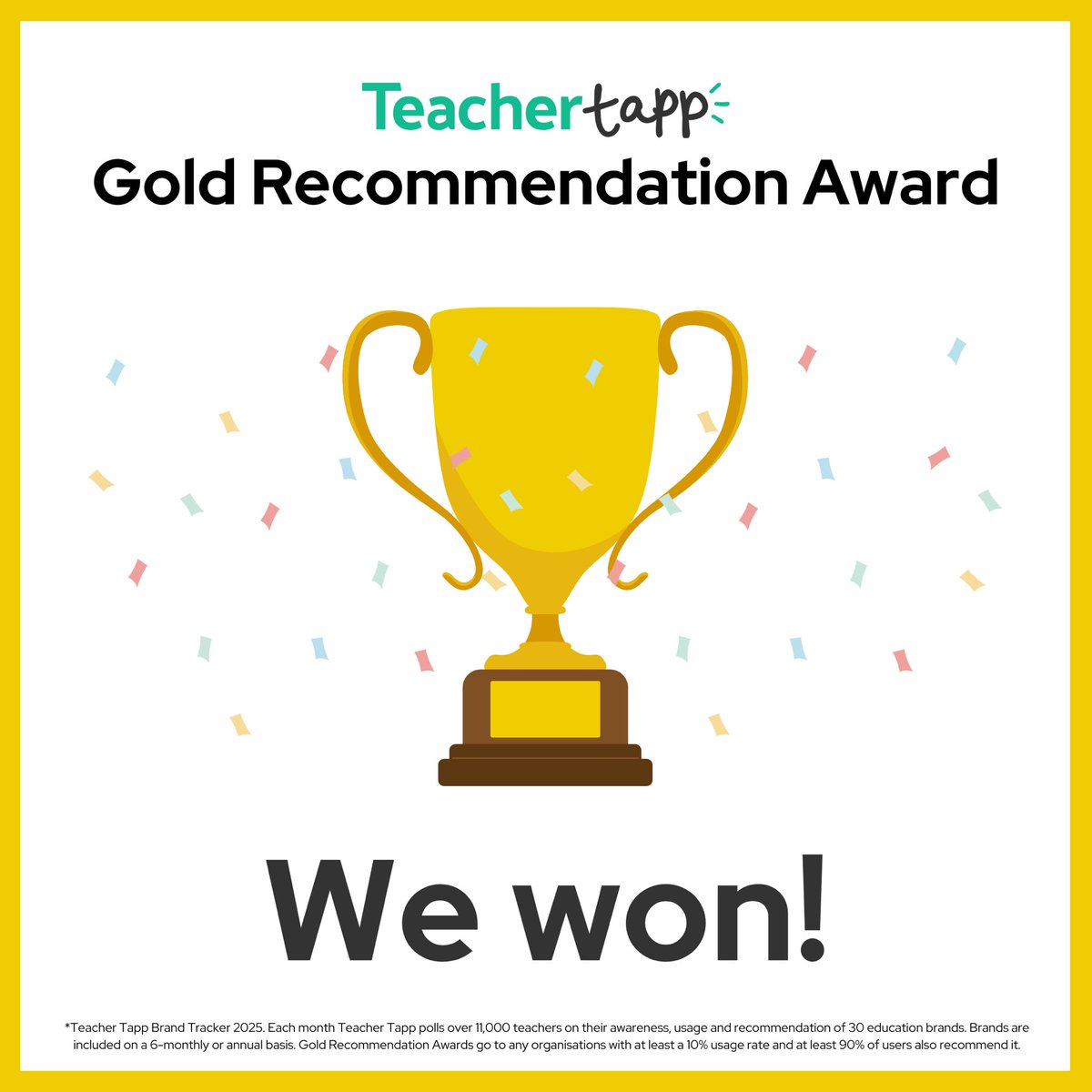 Walkthrus (@walkthrus_5) on Twitter photo Wow! 🤩 We’re over the moon to receive a Gold Recommendation Award from <a href="/TeacherTapp/">Teacher Tapp</a>. Over 90% of teachers who use our toolkit say they’d recommend it.
Huge thanks to everyone who supports what we do - there’s so much more to come!
Teachers love WalkThrus! 🙌 Wow! 🤩 We’re over the moon to receive a Gold Recommendation Award from <a href="/TeacherTapp/">Teacher Tapp</a>. Over 90% of teachers who use our toolkit say they’d recommend it.
Huge thanks to everyone who supports what we do - there’s so much more to come!
Teachers love WalkThrus! 🙌