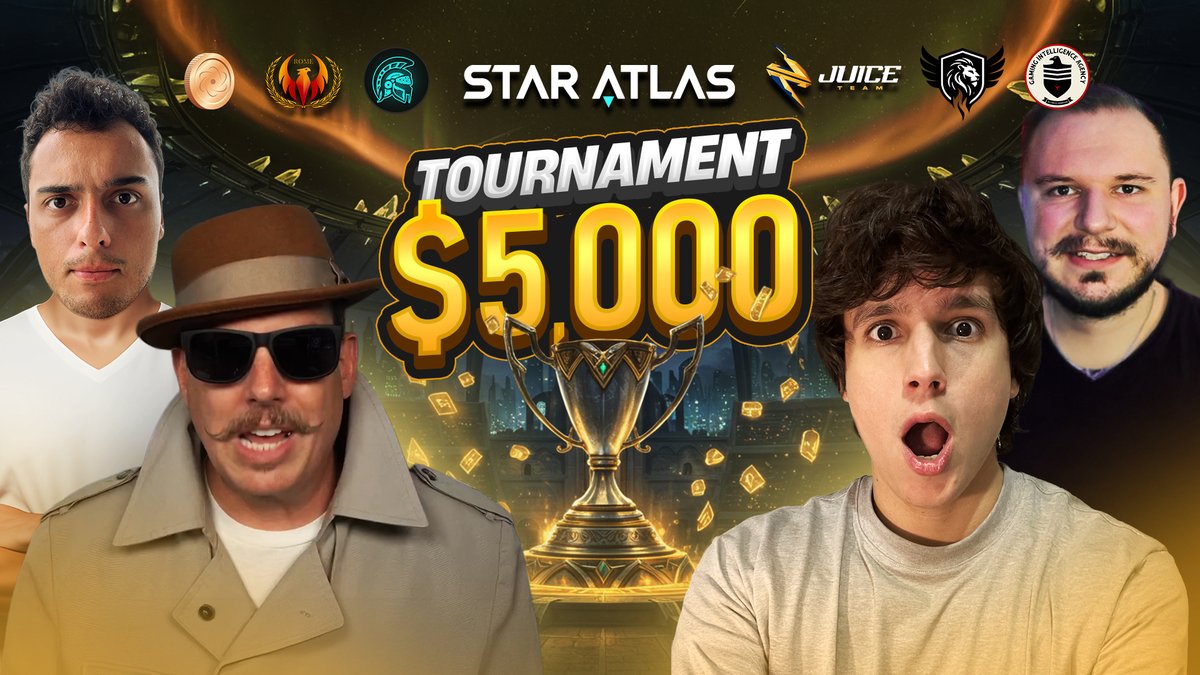 cagy.ron | youtube/cagyjan (@cagyjan1) on Twitter photo ๐$5000 creator and guild showdown in <a href="/staratlas/">Star Atlas (Summer) ๐โ๏ธ๐ด</a>
โฒ๏ธAug 8th, 6:00pm UTC
<a href="/JuiceGamingTeam/">The Juice Team โก๏ธ</a> by Cagy
<a href="/legionwins/">Legion</a> by <a href="/JesusMartinezEZ/">Jesus Martinez</a>
<a href="/GIA_Agents/">Gaming Intelligence Agency</a> by <a href="/CryptoStache/">'Stache</a>
<a href="/Tokenize360/">Tokenize 360</a> by <a href="/InspectorMNBL/">Inspectorโก</a>
<a href="/QuimeraSA_/">Quimera</a> - Top SA guild
<a href="/romeguild/">๐ฏRome | Star Atlas Guild</a> - Top SA guild
Thank you <a href="/staratlas/">Star Atlas (Summer) ๐โ๏ธ๐ด</a>! ๐$5000 creator and guild showdown in <a href="/staratlas/">Star Atlas (Summer) ๐โ๏ธ๐ด</a>
โฒ๏ธAug 8th, 6:00pm UTC
<a href="/JuiceGamingTeam/">The Juice Team โก๏ธ</a> by Cagy
<a href="/legionwins/">Legion</a> by <a href="/JesusMartinezEZ/">Jesus Martinez</a>
<a href="/GIA_Agents/">Gaming Intelligence Agency</a> by <a href="/CryptoStache/">'Stache</a>
<a href="/Tokenize360/">Tokenize 360</a> by <a href="/InspectorMNBL/">Inspectorโก</a>
<a href="/QuimeraSA_/">Quimera</a> - Top SA guild
<a href="/romeguild/">๐ฏRome | Star Atlas Guild</a> - Top SA guild
Thank you <a href="/staratlas/">Star Atlas (Summer) ๐โ๏ธ๐ด</a>!