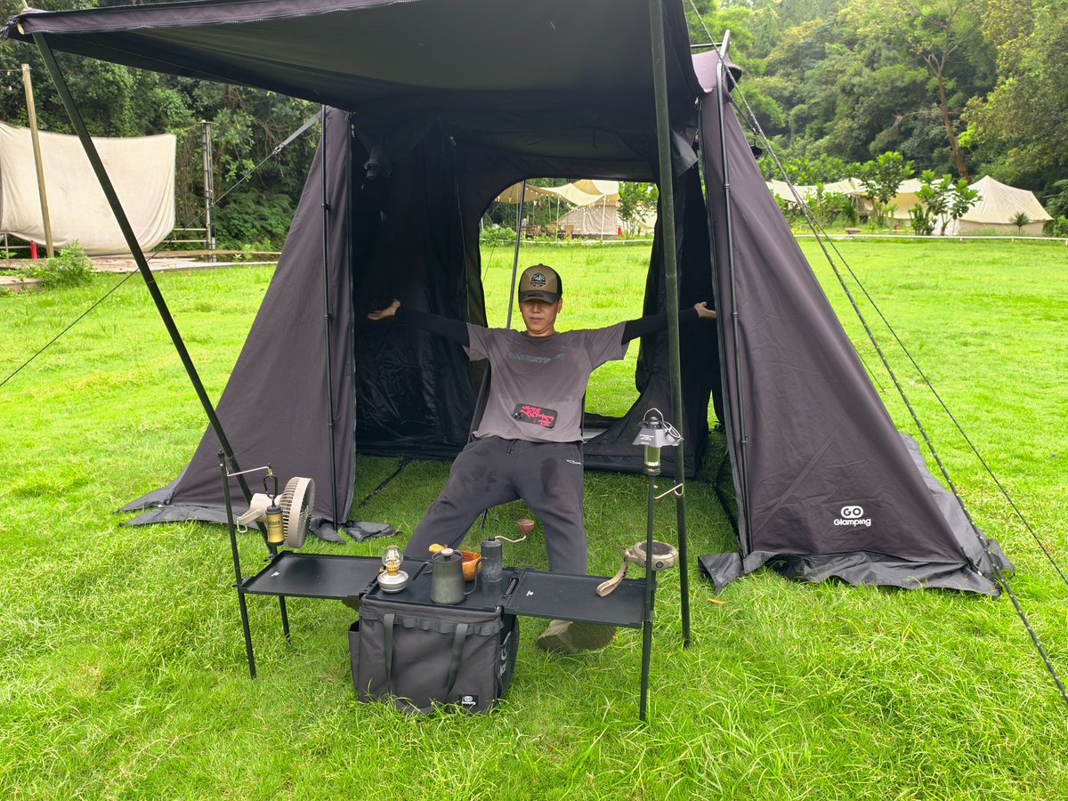 GO Glamping テント SKY EYE オリーブグリーン タイムセール中】GOGlamping SKY EYE 自立式テントTC