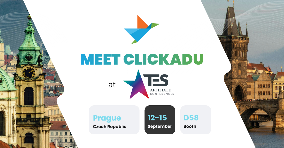 🍂 Get ready for an exciting autumn at TES Prague  with Clickadu from September 12 to 15!

⭐Join us at the Clickadu Party
• Date: September 13, 10 p.m.
• Location: OX Club Prague

📍 Visit us at Booth D58
📌 Book a meeting with us here 👉 bit.ly/TESP25x

#TESPrague