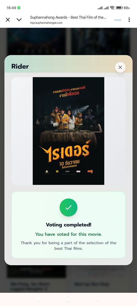 Let's go GIRLFREEN vote Rider 👻🛵

🔗 mpcsuphannahongse.com

#srchafreen‌ #RiderMovie