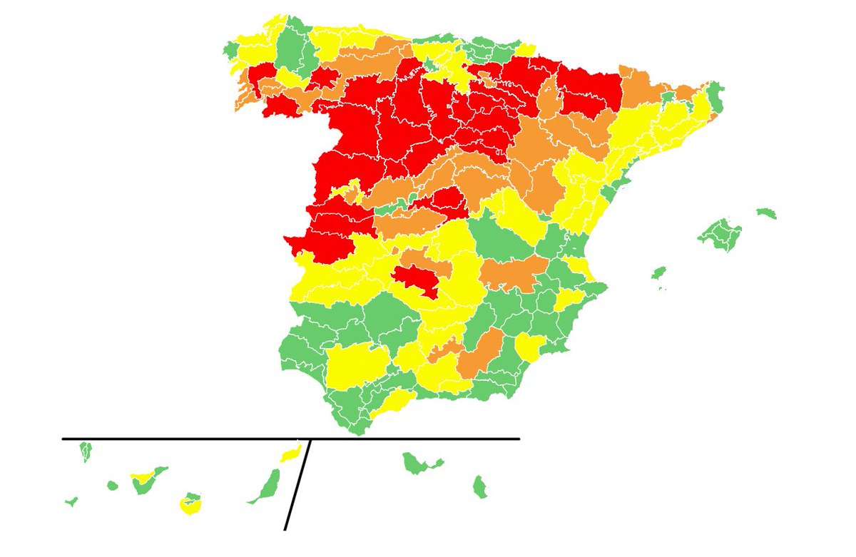 🌡️ Alertas de riesgo para la salud por exceso de temperaturas.

📲 Infórmate de tu zona Meteosalud: meteosalud.es