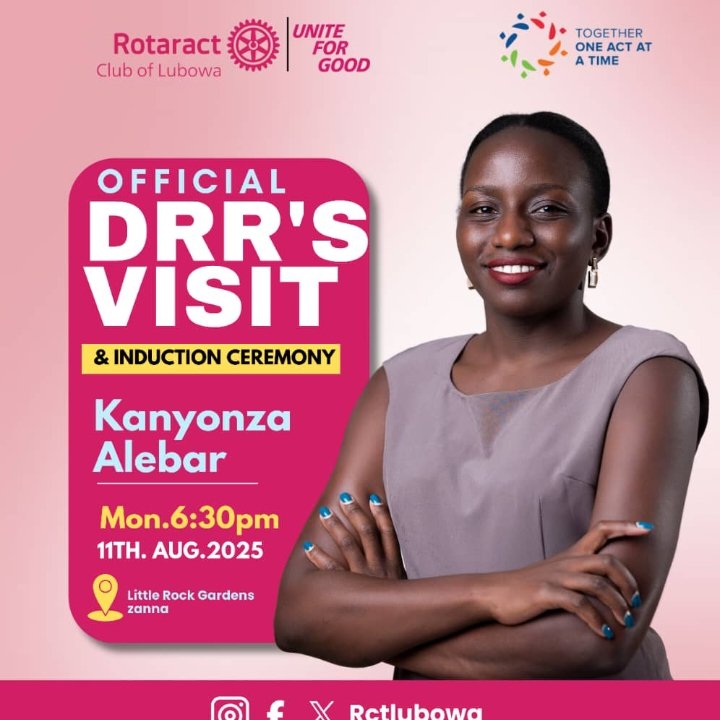 Rotaract Club of Lubowa (@rctlubowa) on Twitter photo We are thrived to welcome our <a href="/RotaractD9214/">Rotaract District 9214</a> leader <a href="/MsLebykm/">Ms. Kanyonza</a> this Monday for her first official vist to the central region. It's indeed a great moment to reflect and re energize our selves to do better for our communities. #TheCelebes We are thrived to welcome our <a href="/RotaractD9214/">Rotaract District 9214</a> leader <a href="/MsLebykm/">Ms. Kanyonza</a> this Monday for her first official vist to the central region. It's indeed a great moment to reflect and re energize our selves to do better for our communities. #TheCelebes