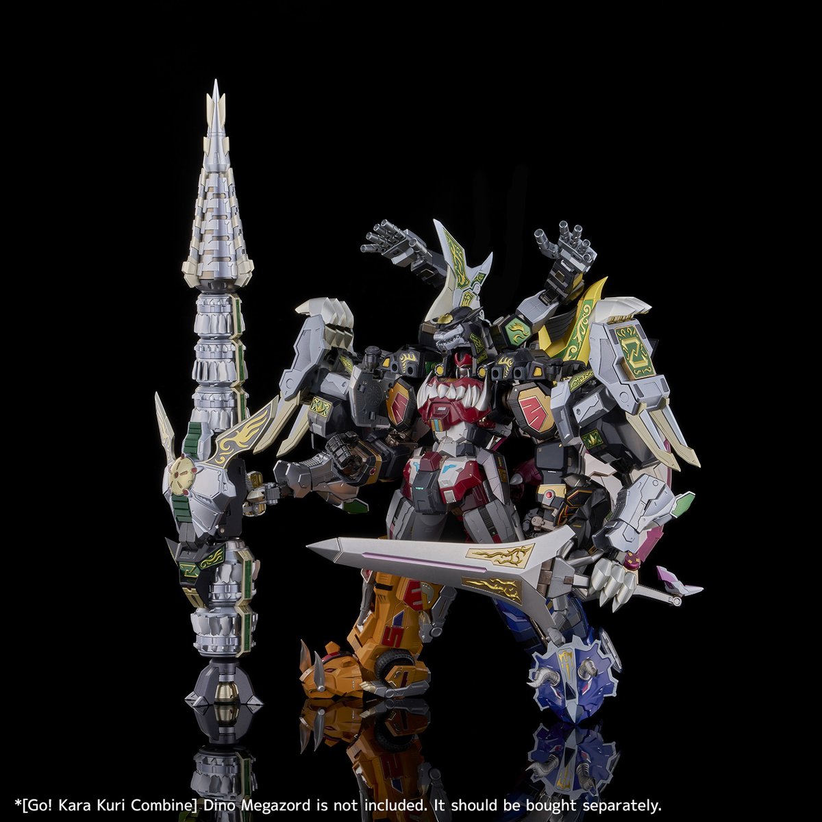 皆さんこんにちは！

『フレイムトイズ』の新アイテムは予約受付中！

Flame Toys [Go! Kara Kuri Combine] Dino Megazord. 
Preorder.
US$ 459.90
robotkingdom.com/517099.html

Flame Toys [Go! Kara Kuri Combine] Dragonzord. 
Preorder.
US$ 435.90
robotkingdom.com/517075.html