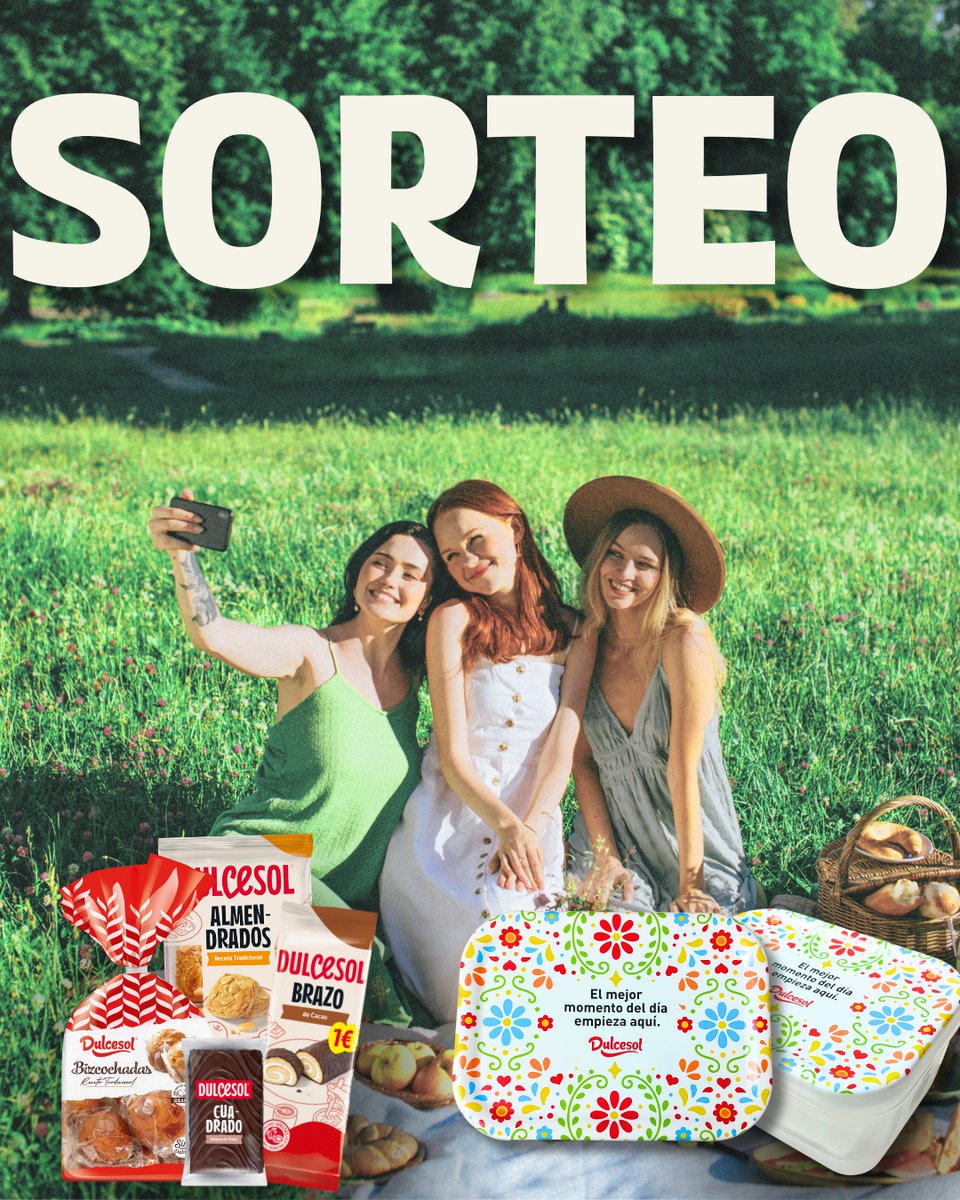 Vicky Foods (@vickyfoods) on Twitter photo #Sorteo #Dulcesol 🤩 Participa hasta el 21 de agosto y gana un lote de productos de nuestra marca #Dulcesol junto a una fiambrera. Habrá 5 ganadores.
👉 Sigue a <a href="/vickyfoods/">Vicky Foods</a>
😃 Dale a 'Me gusta' y haz RT
😍 Menciona a 2 amigos con los que lo compartirías.
BBLL: #Sorteo #Dulcesol 🤩 Participa hasta el 21 de agosto y gana un lote de productos de nuestra marca #Dulcesol junto a una fiambrera. Habrá 5 ganadores.
👉 Sigue a <a href="/vickyfoods/">Vicky Foods</a>
😃 Dale a 'Me gusta' y haz RT
😍 Menciona a 2 amigos con los que lo compartirías.
BBLL: