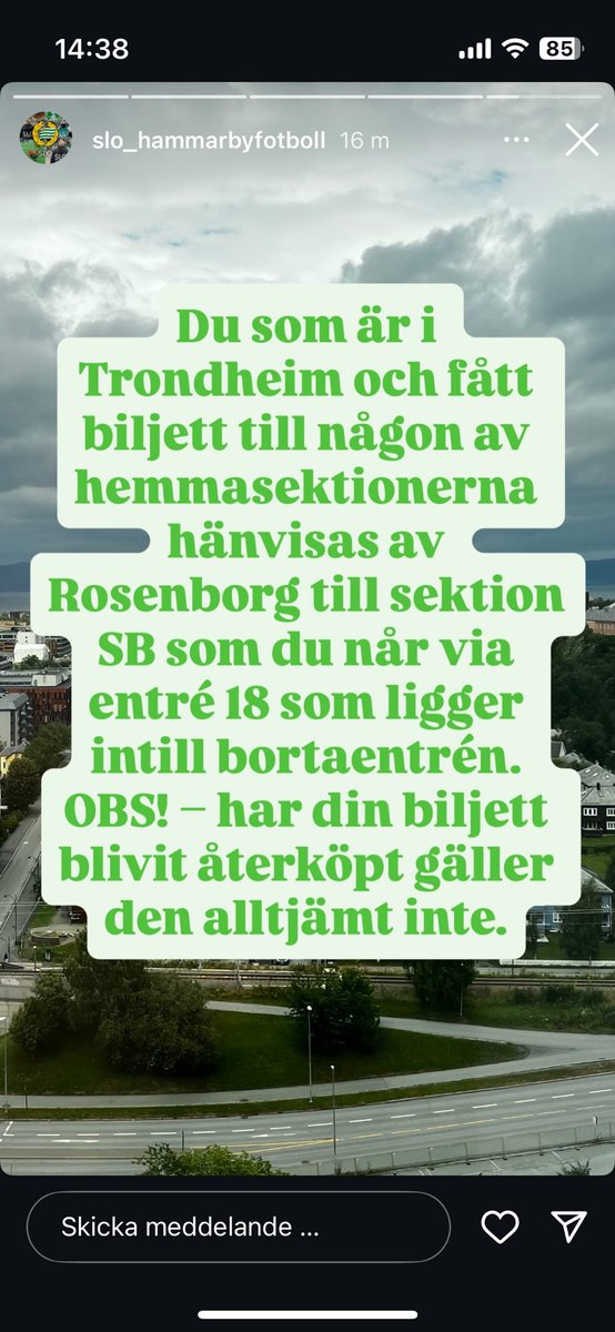 Från Bajens SLO på Instagram. #Bajen