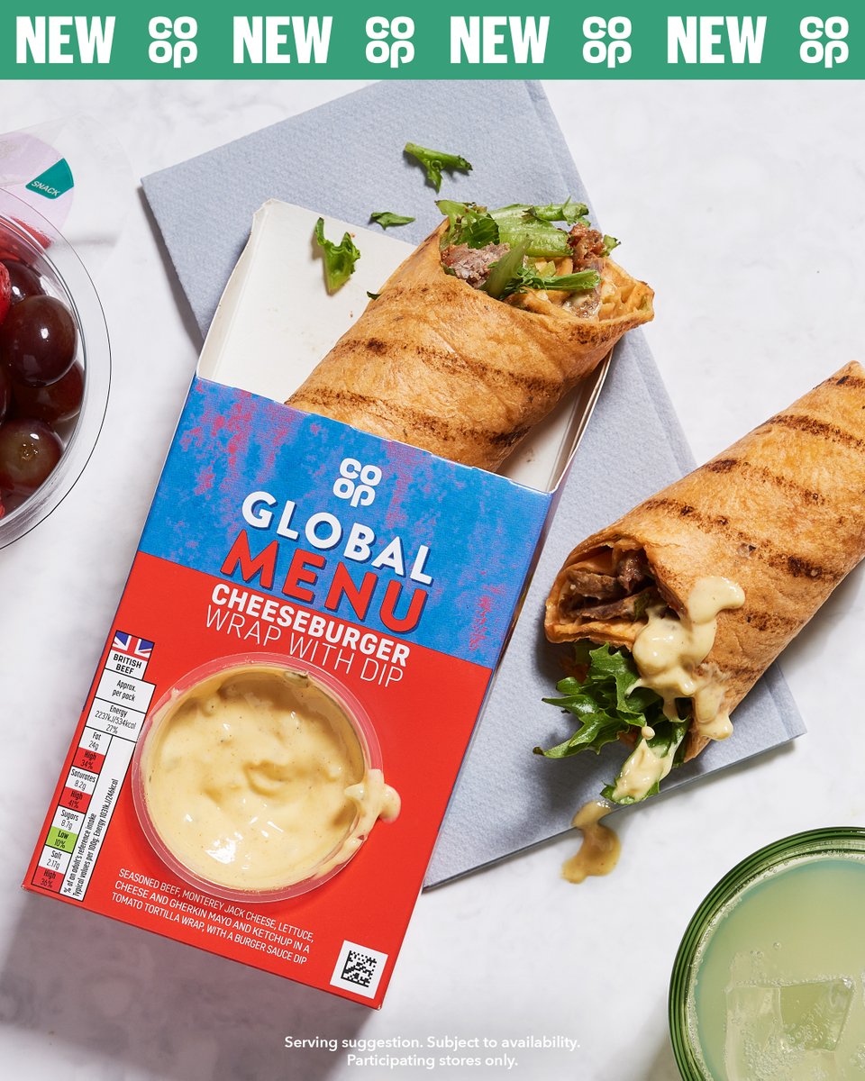 The Co-op Premium Meal Deal has a fantastic range of mains to level up your lunch with. Share with your network