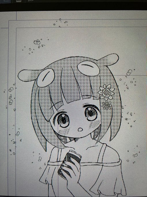 かわいく描けました 