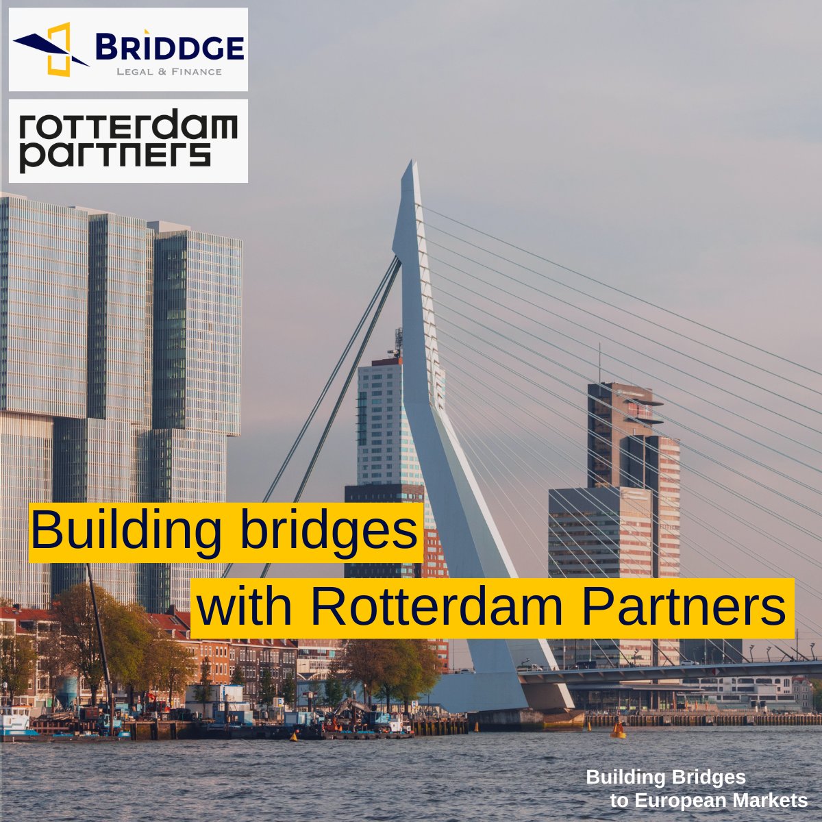 We are proud to join <a href="/RdamPartners/">Rotterdam Partners</a> network, supporting international companies with their #EuropeanExpansion into the Netherlands and beyond. Recently ranked Europe’s best-connected large city, #Rotterdam is the ideal gateway for global growth #BusinessExpansion #GrowYourBusiness