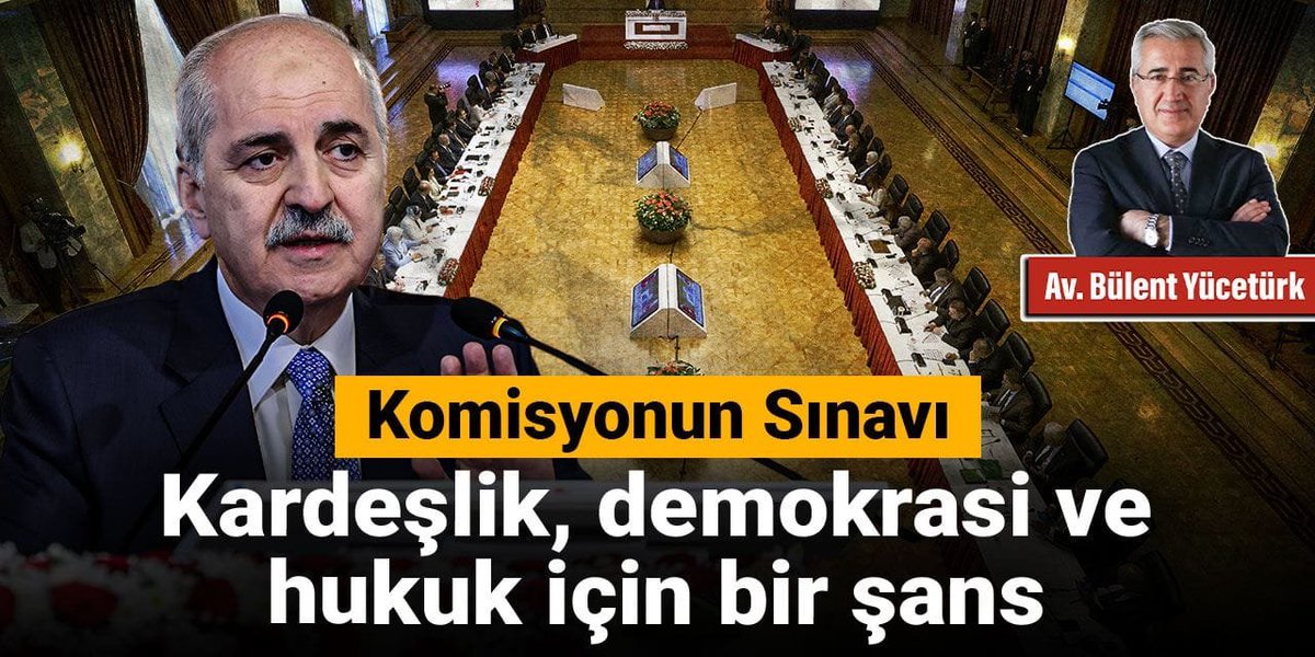 🔴 Komisyonun Sınavı

Kardeşlik, Demokrasi ve Hukuk İçin Bir Şans

✒️ Konuk yazar: Bülent Yücetürk (<a href="/b_yuceturk/">BÜLENT YÜCETÜRK</a>)
halktv.com.tr/gundem/kardesl…