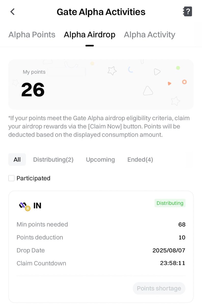 GateAlphaHQ's tweet image. 🎉 Gate Alpha $IN Rewards Sharing Event is LIVE - Share $200 Alpha Token! 🎉
Claimed your $IN airdrop? Now it’s time to show it off!
Post your reward screenshot &amp;amp; join the community buzz 🚀
📌 How to Join:
1️⃣ Follow  @GateioAlpha
2️⃣ Retweet this post with a screenshot of your $IN…