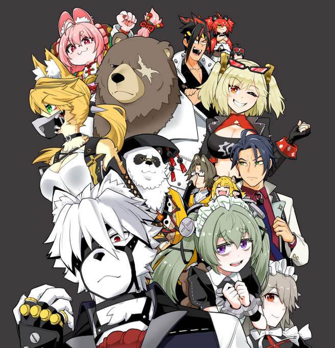 #ゼンゼロ #zzzero
夏コミ新刊の表紙絵できた。描いたキャラ全部います 