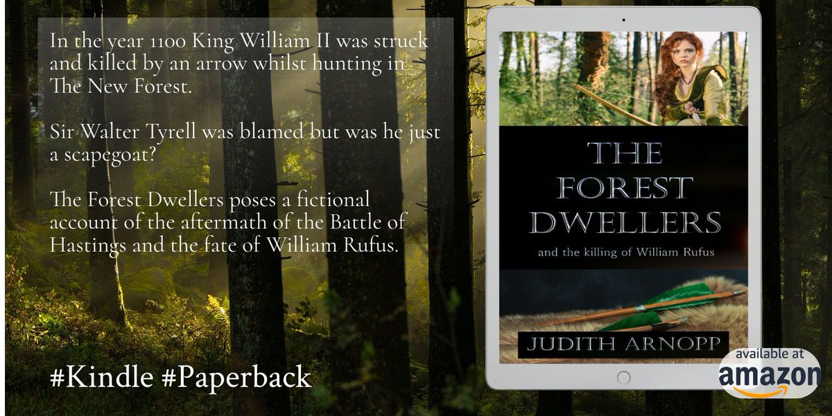 King William II was killed in 1100 whilst hunting in The New Forest. Sir Walter Tyrell was blamed but was he just a scapegoat?  The Forest Dwellers poses a fictional account of what happened that day.   

mybook.to/theforestdwell…

#histficthreads #HistoricalFiction #hastings