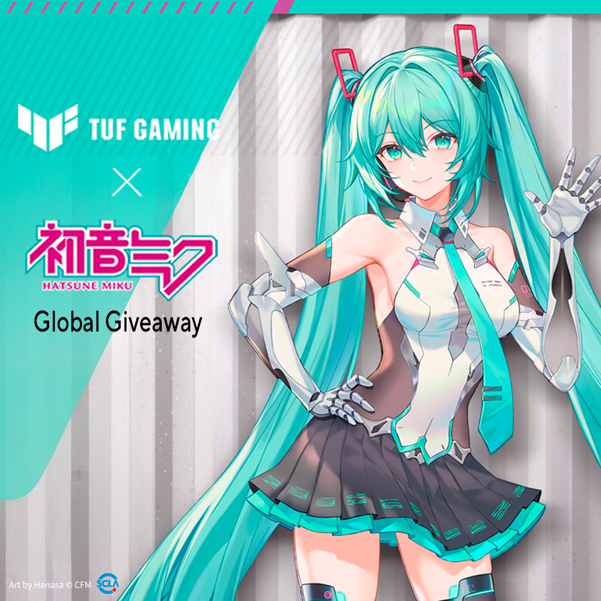 ASUS's tweet photo. 👇🏻List your favorite in the comments!

Which one would you pick: Headset, Mouse, Keyboard, or Mouse Pad? ​

Join the #TUFGamingxHatsuneMiku global giveaway for a chance to win

one — or collect them all! 🩵🩷​ Join now! 👉 https://t.co/DB14ata7Fd https://t.co/SrxIoKGCKh