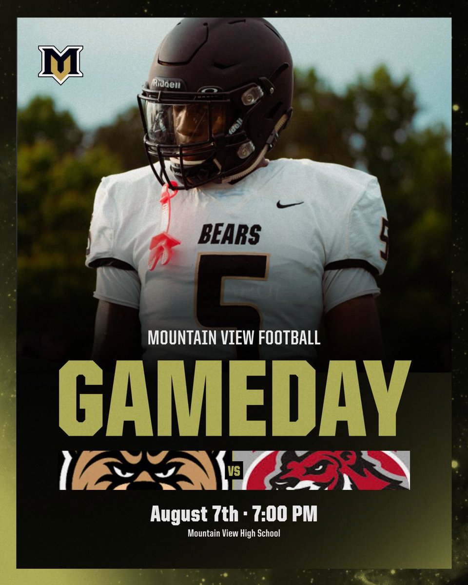 It's Game Day in Bear Country‼️ 

Need all students, family, and friends to show up for our scrimmage against the Archer Tigers

Time to kick off the '25 season‼️ 

#NewView25
#GoBears 🐻