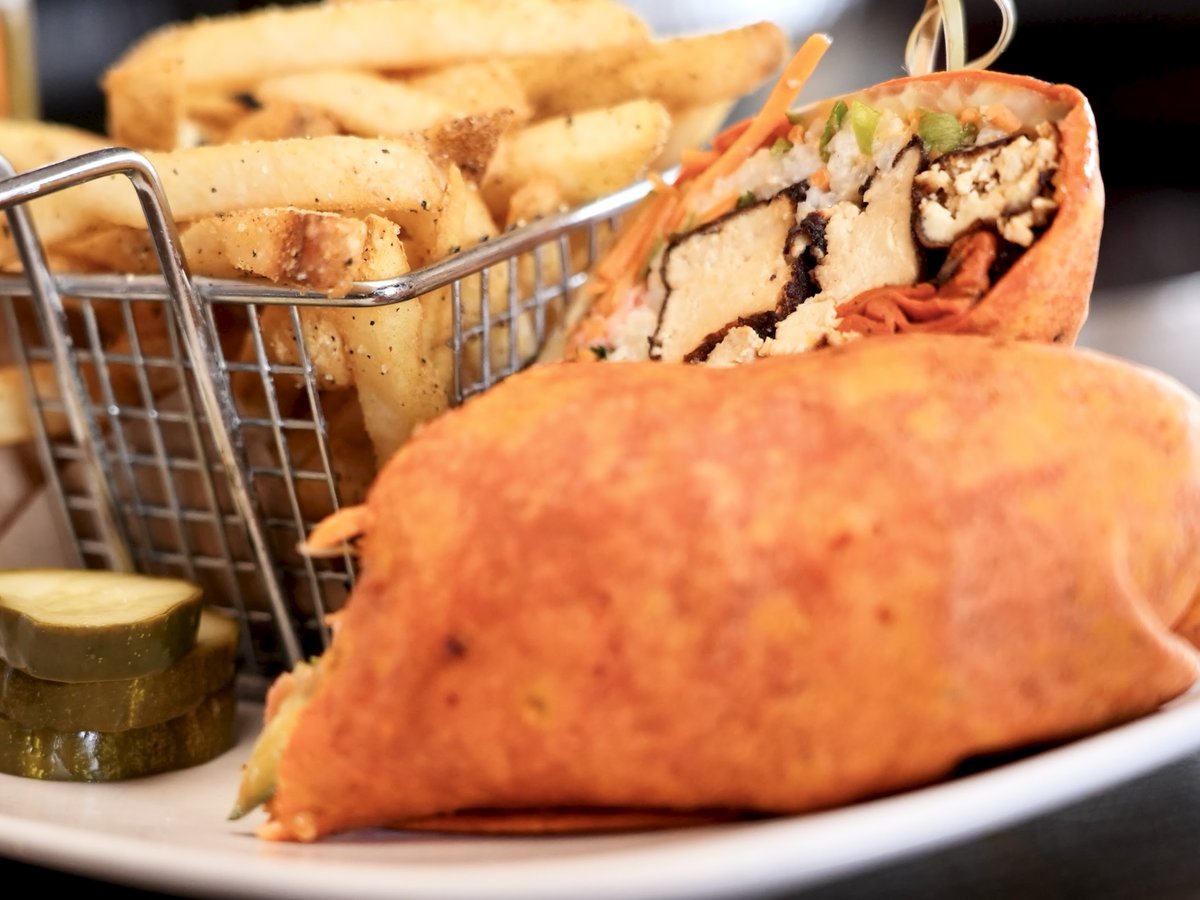 Make our Umami Bomb wrap your own by switching out the tofu with steak, grilled chicken, crispy chicken, crispy shrimp, or grilled shrimp.  🍗 🥩 🍤 You might say it's a "wrapper's delight." 😱
