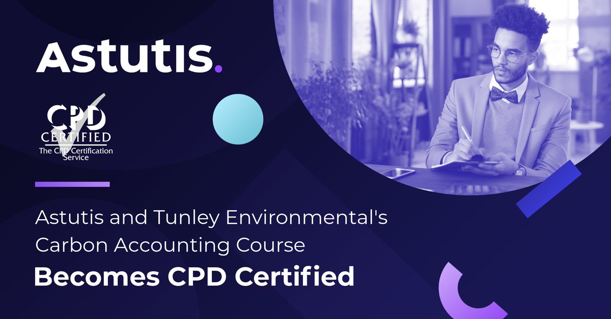🌍 Big news! Our #CarbonAccounting course with Tunley is now #CPDCertified! ✅

Gain practical skills to measure and reduce carbon emissions, while earning #CPD hours.

Lead the change: ow.ly/KNIX50WyP9P

#Sustainability #ClimateAction #AstutisLearning