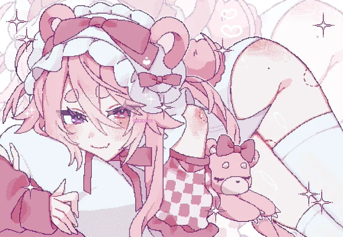 【9月中旬以降着手のご依頼募集】 可愛いイラストが得意です⟡.· ドット絵も今月から可能になりました◎ リプ欄に記載のHPをご一読頂き、指定のテンプレートにてご連絡お願いいたします!! #個人依頼OKなイラストレーター