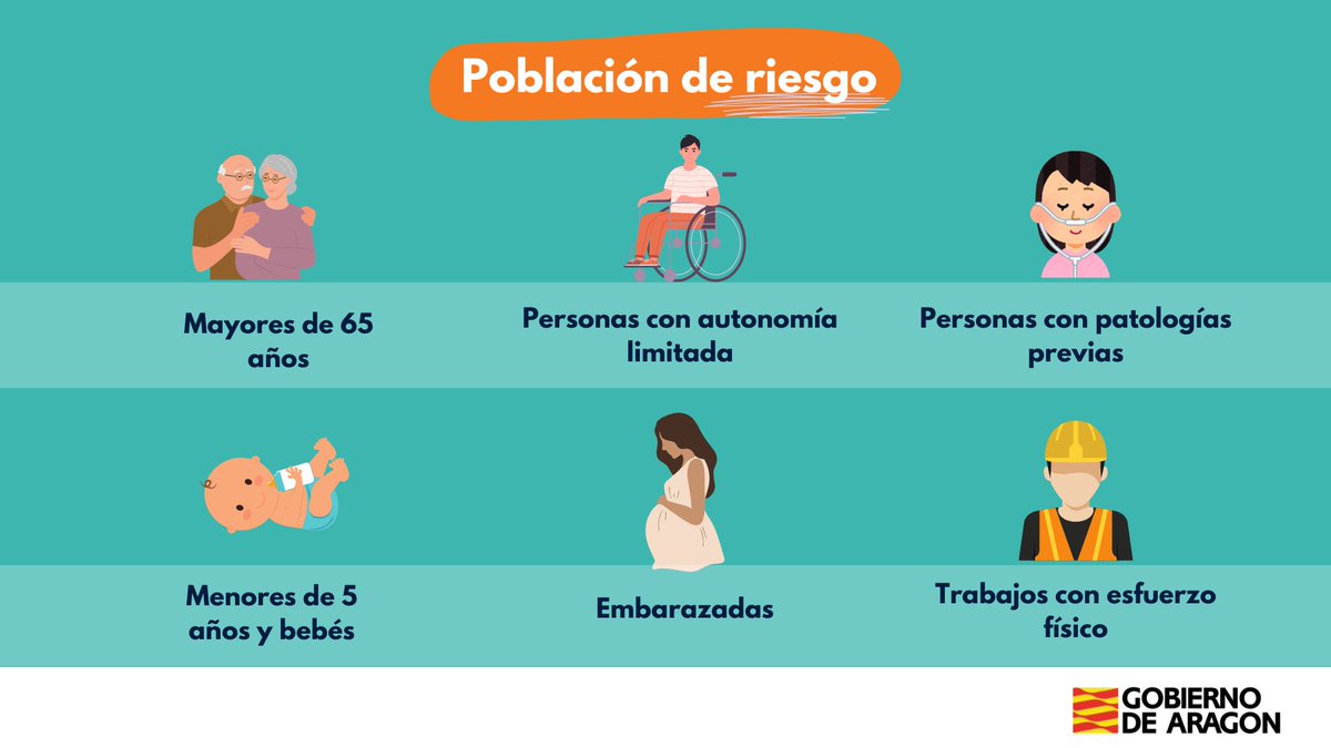Salud Aragón (@salud_aragon) on Twitter photo 🌡️En estos días de calor, desde <a href="/salud_aragon/">Salud Aragón</a> recordamos algunas recomendaciones clave para protegerte de las altas temperaturas.
⚠️Si tienes mareos, dolor de cabeza o fatiga intensa:
💧Para, hidrátate y busca un lugar fresco.
🔴Busca atención sanitaria si los síntomas empeoran. 🌡️En estos días de calor, desde <a href="/salud_aragon/">Salud Aragón</a> recordamos algunas recomendaciones clave para protegerte de las altas temperaturas.
⚠️Si tienes mareos, dolor de cabeza o fatiga intensa:
💧Para, hidrátate y busca un lugar fresco.
🔴Busca atención sanitaria si los síntomas empeoran.