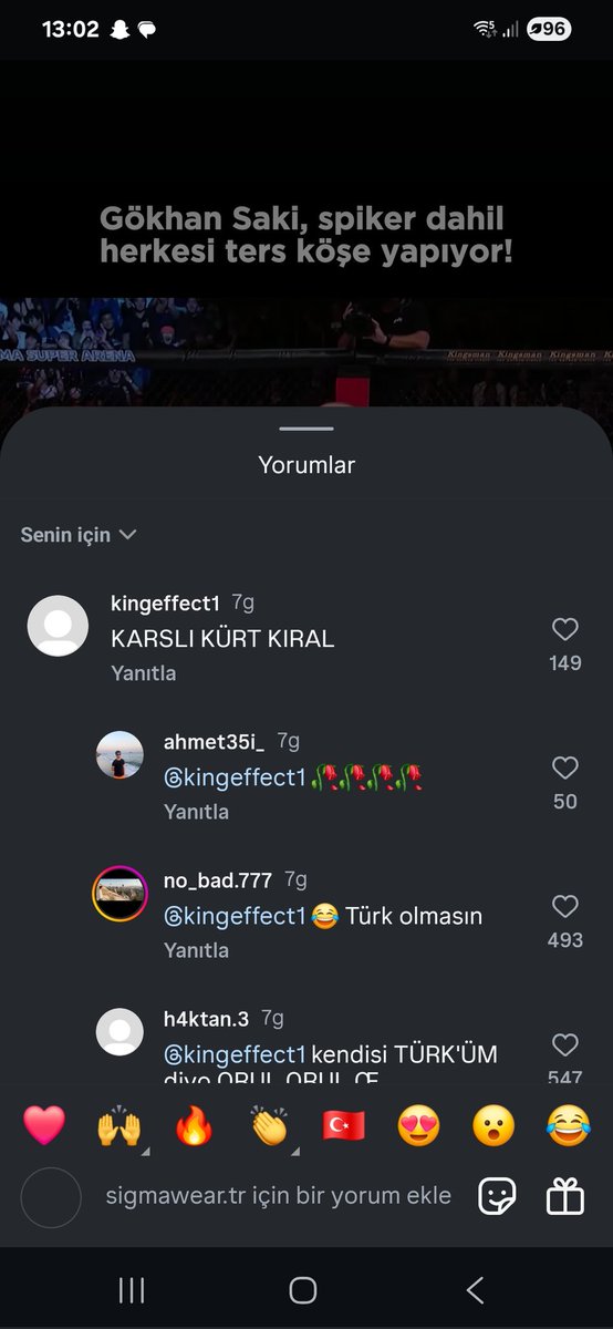 Adam gökhan sakiye kürt diyor aq 😂😂 bu iş komik bir hal almaya başladı