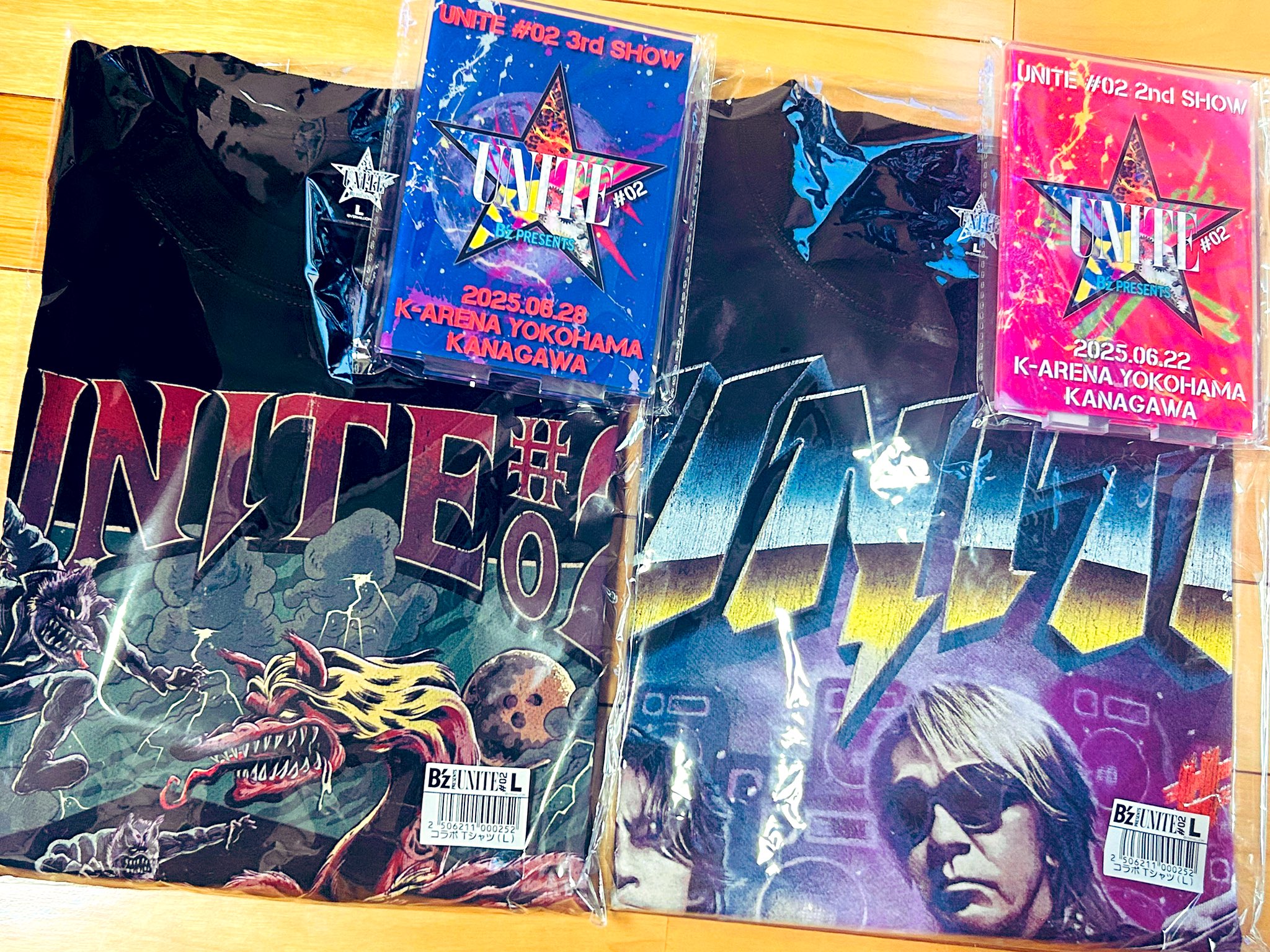 【新品】【希少XLサイズ】【UNITE2】【B'z✖マンウィズアミッション】 新品】【希少XLサイズ】【UNITE2】【B'z✖マンウィズア