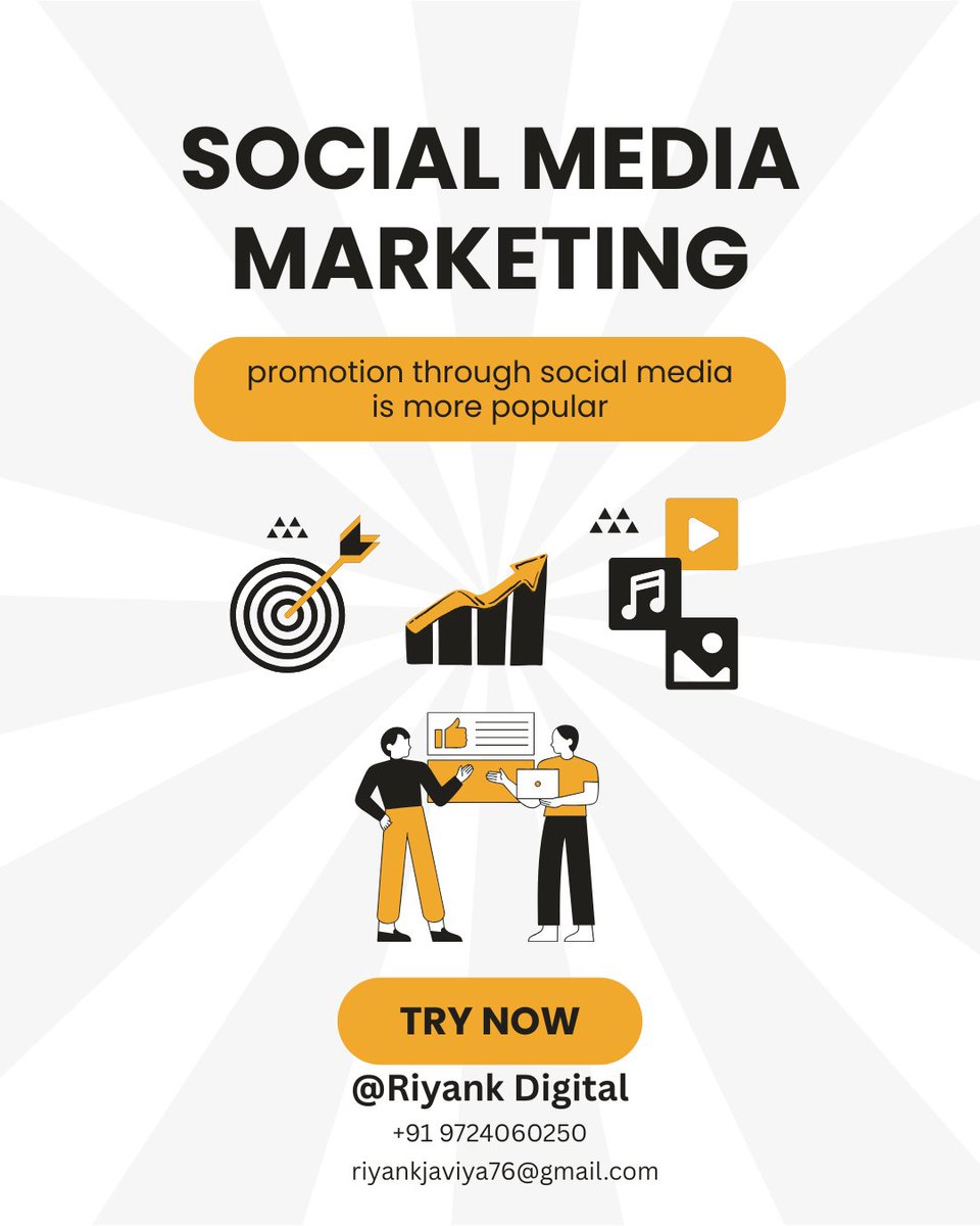 DigitalRiyank's tweet photo. 📈 Elevate Your Brand with Social Media Marketing!
Promotion through social media isn’t just trendy — it’s boost your sales with @Riyank Digital. 🚀

📞 +91 9724060250
📧 riyankjaviya76@gmail.com

#SocialMediaMarketing #DigitalMarketing #GrowWithRiyank #MarketingExpert https://t.co/A9vHLGVN4l
