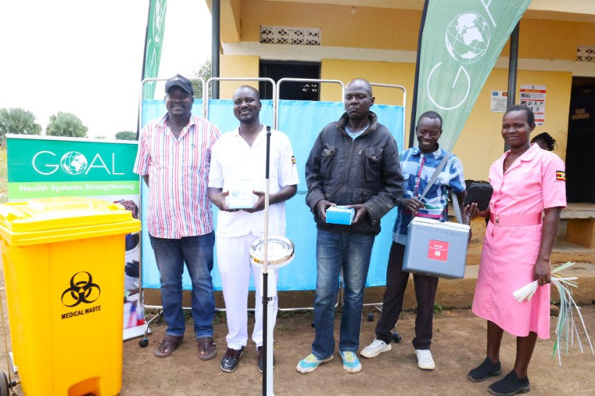 GOALUganda's tweet photo. With generous support from @Irish_Aid, 20 public health facilities in Agago District have been equipped with vital medical tools to improve healthcare delivery and strengthen essential services. This will boost #maternal #health, #nutrition services, and overall quality of care. https://t.co/cVqopAyAY1