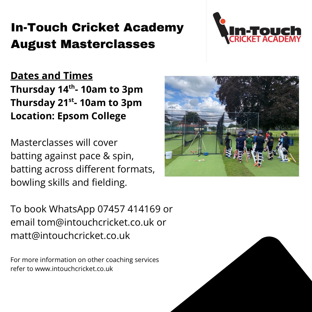 In-Touch Cricket tweet media