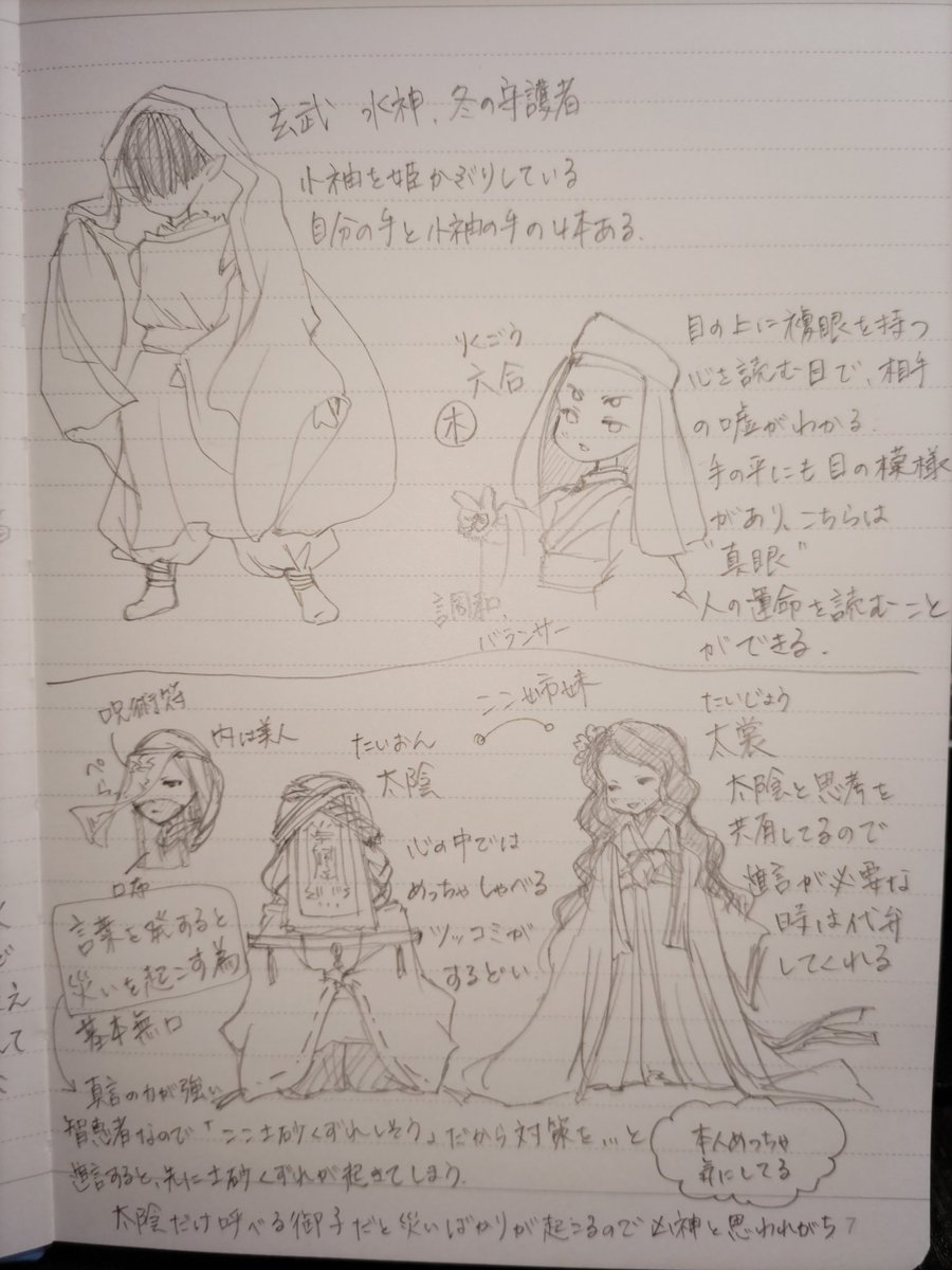 今日はよく設定を見返した
トウダ君が想定以上にアホの子になりそう