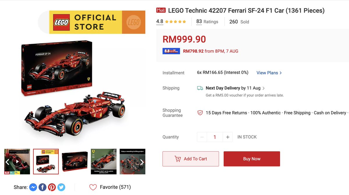 LEGO Technic F1 - RM999

s.shopee.com.my/4VSQ0LVXmC
