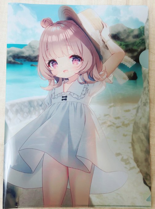 C106セットに入るこのかちゃんのクリアファイルが届きました!
綺麗に印刷されています( *'꒳`*)
 #スキンシップが大好きなフレンチガーリー系彼女 