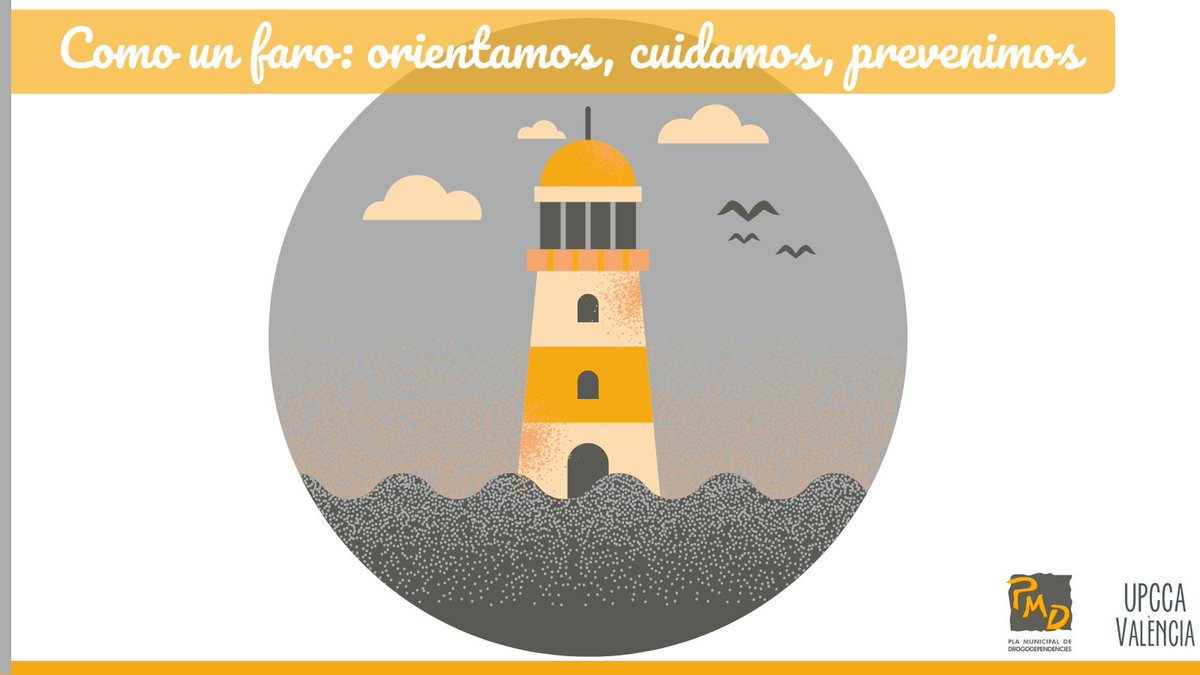 PMD Adicciones (@pmdadiccionvlc) on Twitter photo 🌊💡 Hoy es el Día Mundial de los Faros.
Los faros iluminan, orientan y avisan del peligro.
Un poco lo que intentamos hacer desde el PMD de <a href="/AjuntamentVLC/">Ajuntament València</a> : ser una guía que te ayude a prevenir riesgos y cuidarte.
#Prevención #DíaDeLosFaros #PMD 🌊💡 Hoy es el Día Mundial de los Faros.
Los faros iluminan, orientan y avisan del peligro.
Un poco lo que intentamos hacer desde el PMD de <a href="/AjuntamentVLC/">Ajuntament València</a> : ser una guía que te ayude a prevenir riesgos y cuidarte.
#Prevención #DíaDeLosFaros #PMD