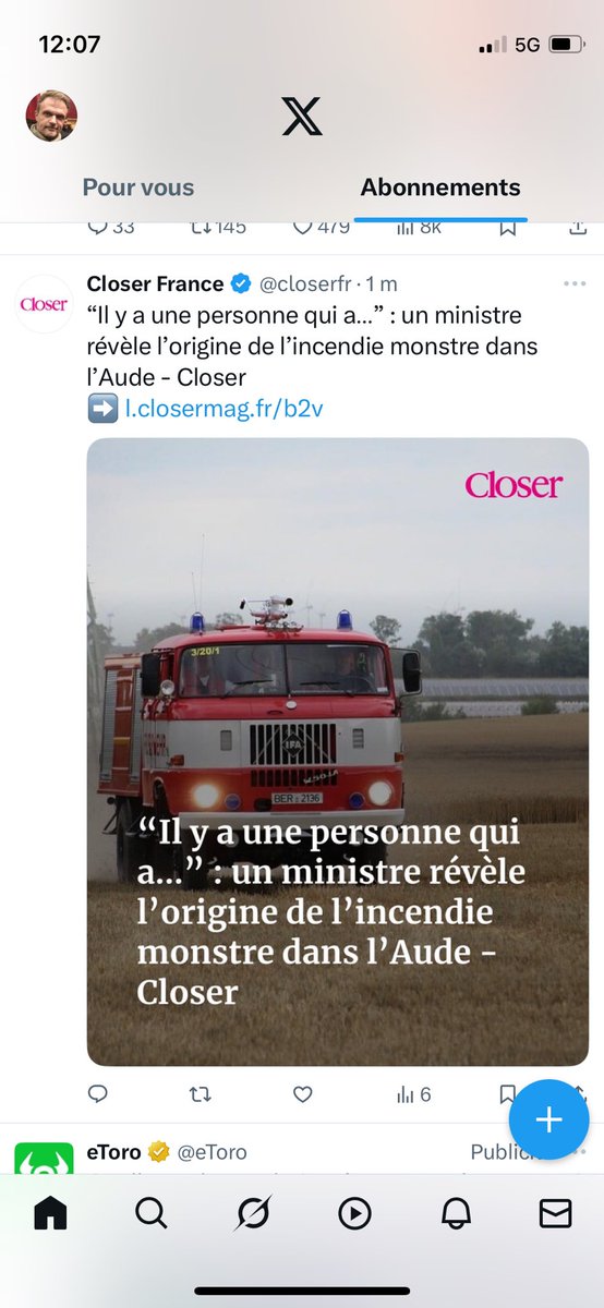 ldupin's tweet image. Prototype de titre de presse à la con, pousse au clic… vu chez @closerfr ! 😒😠😤 #mediabug (nb : je n’ai pas cliqué)