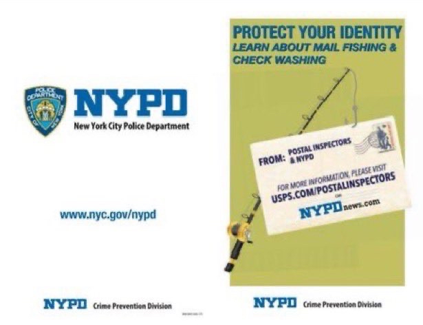NYPD 104th Precinct (@nypd104pct) on Twitter photo 🚨CHECK WASHING IS ON THE RISE🚨
✉️ Drop mail off at your local <a href="/USPS/">U.S. Postal Service</a> Post office!
✉️ Use GEL PENS 🖊️ or pens that state “Anti-Fraud” on the packaging.
✉️Always SHRED any voided or incorrect checks!
Check out the flyer below ⬇️ for more info! 🚨CHECK WASHING IS ON THE RISE🚨
✉️ Drop mail off at your local <a href="/USPS/">U.S. Postal Service</a> Post office!
✉️ Use GEL PENS 🖊️ or pens that state “Anti-Fraud” on the packaging.
✉️Always SHRED any voided or incorrect checks!
Check out the flyer below ⬇️ for more info!