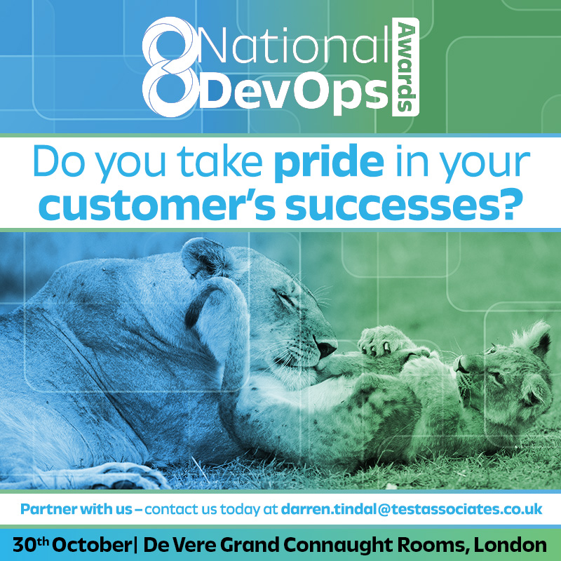 Test Associates (@31media) on Twitter photo Over the last 10 years, the National DevOps Awards have been highlighting only THE BEST, and now it's your turn to be named among the best.
Join the legacy of DevOps! Get in touch with us today at darren.tindal@testassociates.co.uk Over the last 10 years, the National DevOps Awards have been highlighting only THE BEST, and now it's your turn to be named among the best.
Join the legacy of DevOps! Get in touch with us today at darren.tindal@testassociates.co.uk