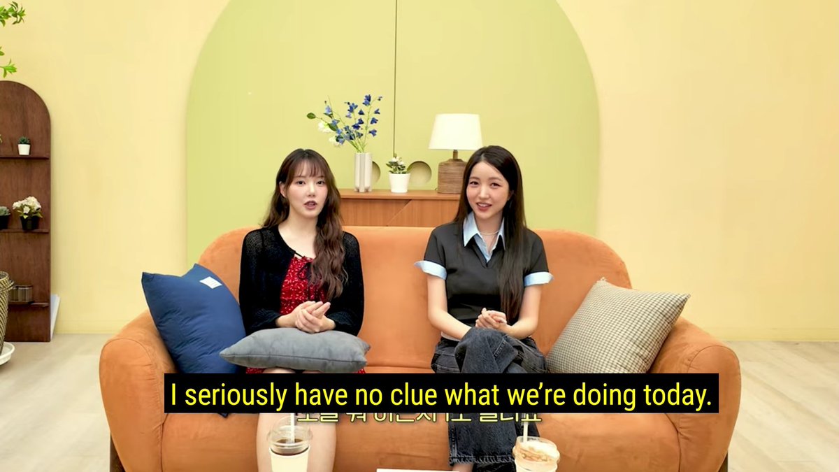 i kinda expected this 🤣 yerin is probably the easiest to invite, she'll just say yesss right away when it comes to the gfriend girls and ohjungpark
