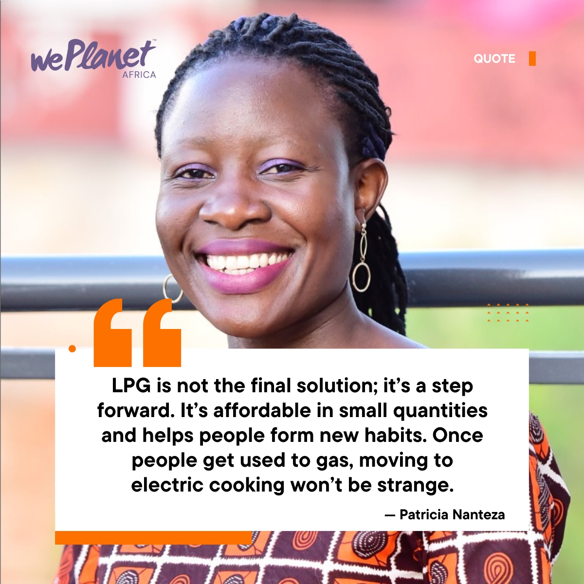 WePlanet Africa (@weplanetafrica) on Twitter photo LPG Is a Step Forward, Not the End Goal.
<a href="/WePlanetAfrica/">WePlanet Africa</a>'s <a href="/PatNanteza/">Patricia Nanteza</a> reminds us that clean cooking transitions start with what's accessible.
Africa must reject rigid ideologies and support real, workable solutions:
✅ Affordable access to LPG
✅ Public investment in energy LPG Is a Step Forward, Not the End Goal.
<a href="/WePlanetAfrica/">WePlanet Africa</a>'s <a href="/PatNanteza/">Patricia Nanteza</a> reminds us that clean cooking transitions start with what's accessible.
Africa must reject rigid ideologies and support real, workable solutions:
✅ Affordable access to LPG
✅ Public investment in energy