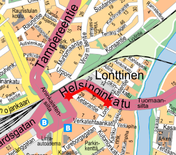 Liikenneonnettomuus Helsinginkadulla. Tie poikki Helsingin suuntaan välillä Aninkaistensilta - Lonttistentie. #turku #liikenne