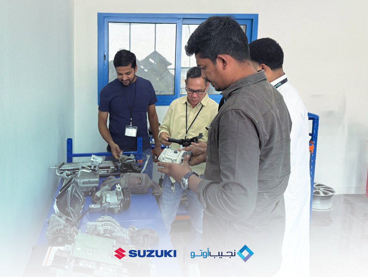 بالتعاون مع عالم السيارات تم إقامة ورشة تدريبية لدى شركة نجيب أوتو سوزوكي لتنمية قدرات الطواقم الفنية وتحسين مستوى خدمات ما بعد البيع، نُظمت ورشة عمل تدريبية متخصصة لفريق الصيانة التابع لعالم السيارات.

استمرت الورشة لمدة يومين، وركّزت على استعراض أحدث الأساليب الوقائية المستخدمة