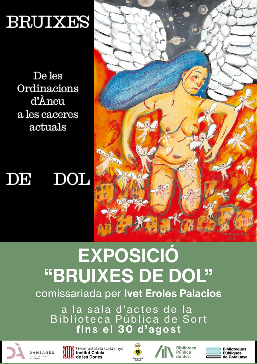 🧙‍♀️ L'exposició "Bruixes de dol" és una proposta de reflexió individual i col·lectiva sobre les nostres llums i ombres a través de la figura de les bruixes d'ahir i d'avui

📌 Us convidem a visitar l'exposició a la nostra sala d'actes fins el 30 d'agost bibliosort.cat/esdeveniments/…