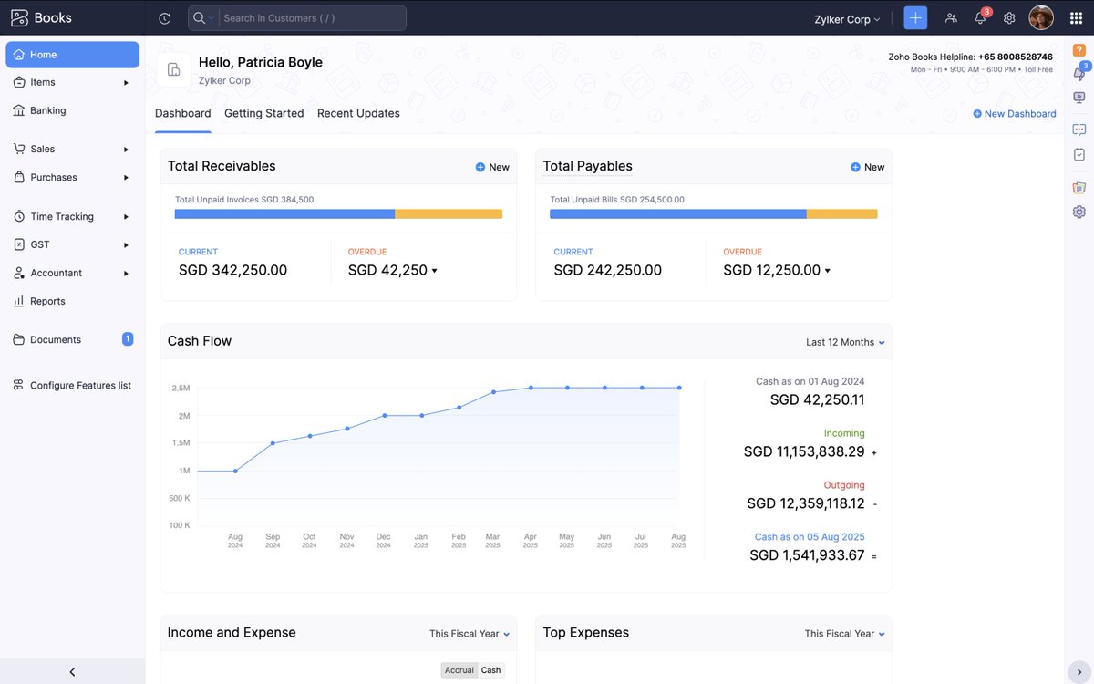 ZohoBooks's tweet image. Zoho Books making headlines! 

&quot;The launch of the Singapore edition of Zoho Books represents a significant step forward in enabling businesses and accountants to embrace digital transformation in financial compliance. With built-in AI capabilities and automation, Zoho Books…