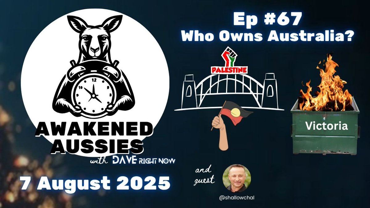 Awakened Aussies (@awakenedaussies) on Twitter photo TONIGHT - Sydney Harbour Bridge, Victoria Machetes, Garma Promises, Tickle v Giggle and MORE
Join <a href="/DaveRightNow_/">Dave Right Now</a> and <a href="/shallowchal/">Shallowchal</a> to get your updates, information and ideas on how to discuss the taboo topics and Awaken Australia! TONIGHT - Sydney Harbour Bridge, Victoria Machetes, Garma Promises, Tickle v Giggle and MORE
Join <a href="/DaveRightNow_/">Dave Right Now</a> and <a href="/shallowchal/">Shallowchal</a> to get your updates, information and ideas on how to discuss the taboo topics and Awaken Australia!
