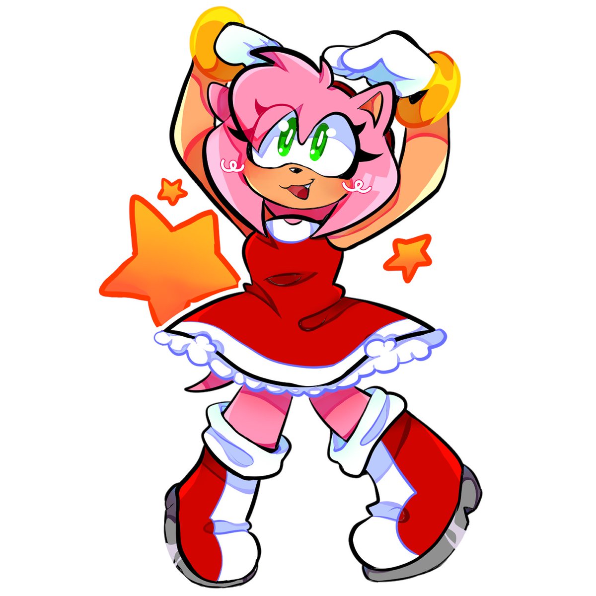 _Mil0stearip0ff's tweet photo. amy rose keychain design! https://t.co/Yc2eo2R66e