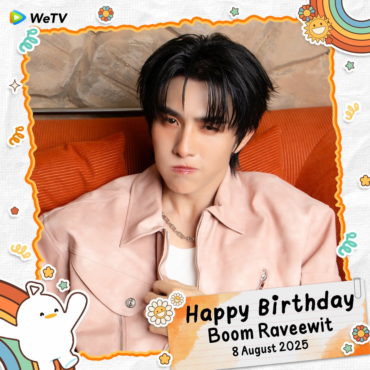 WeTVThailand's tweet photo. HAPPY BIRTHDAY "บูม รวีวิชญ์" มาอวยยพรวันเกิดกันเถอะ! 🎂

#WeTVth #WeTVOriginal
#BXXM34THBDAY
#BXXMRVW #BoomRaveewit
@bxxm_rvw https://t.co/ZJBJqjHX0s