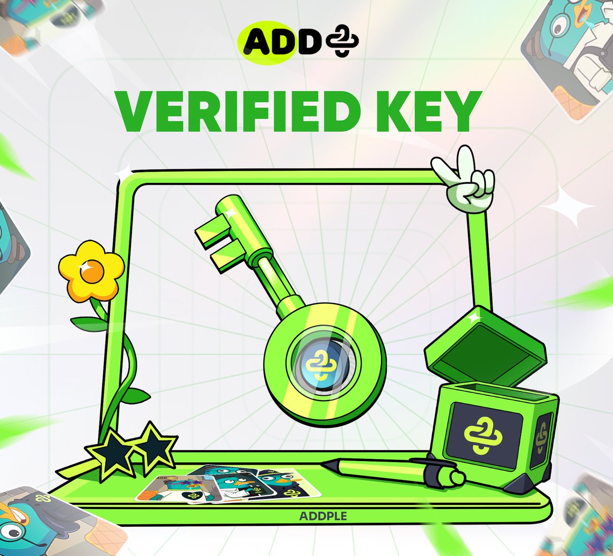 sol_habesha24's tweet image. 🔐 VERIFIED KEY UNLOCKED!

Your gateway to the ADD+ ecosystem is now active!
With the Verified Key, you&apos;re officially part of the InfoFi movement — access perks, mint passes, and more 💥

Let the game begin. 🚀
#ADDinfofi #VerifiedKey #Web3Access #NFT #CryptoUnlock
@add_infofi
