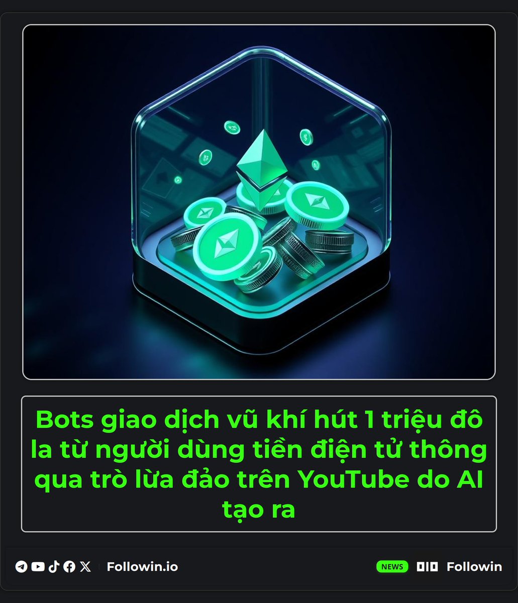 Hơn 1 triệu USD đã bị rút từ người dùng tiền điện tử thông qua các hợp đồng thông minh giả mạo bot MEV. Báo cáo từ SentinelLABS chỉ ra rằng scammer đã dùng video YouTube tạo bằng AI và mã Solidity che giấu để đánh lừa người dùng. Họ sử dụng tài khoản cũ và