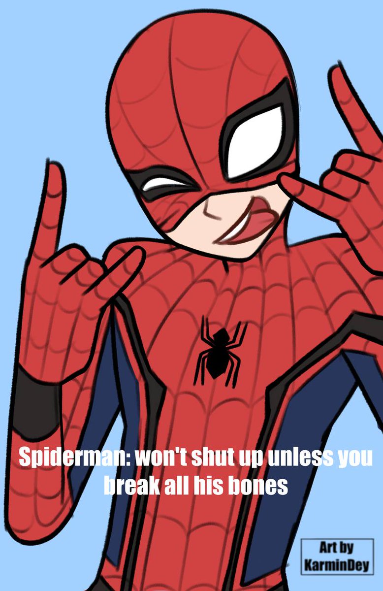 Spiderman canon 👁️👅👁️

.
.
#art #spiderman #peterparker #tomholland #art #artist #illustrationart #digitalpainting #meme