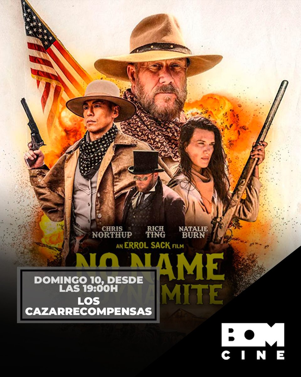 Uno dispara primero. El otro pregunta después. No Name y Dynamite no se caen bien… pero se necesitan. 💰

Recompensas difíciles, enemigos peores y un oeste que no perdona... 🔪🩸

🎥"Los cazarrecompensas" 
🕑19:00h