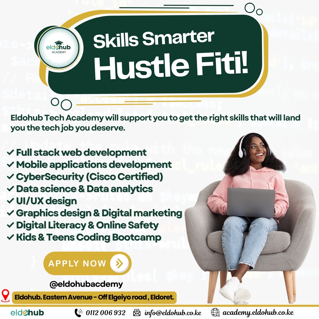 Eldohub Academy (@eldohubacademy) on Twitter photo Still wondering if <a href="/eldohubacademy/">Eldohub Academy</a> is right for you or your child?
We make learning tech easy, accessible, and rewarding regardless of your background.
Our certified courses are open to all ages and skill levels, with real support every step of the way.
Don’t just wonder reach Still wondering if <a href="/eldohubacademy/">Eldohub Academy</a> is right for you or your child?
We make learning tech easy, accessible, and rewarding regardless of your background.
Our certified courses are open to all ages and skill levels, with real support every step of the way.
Don’t just wonder reach