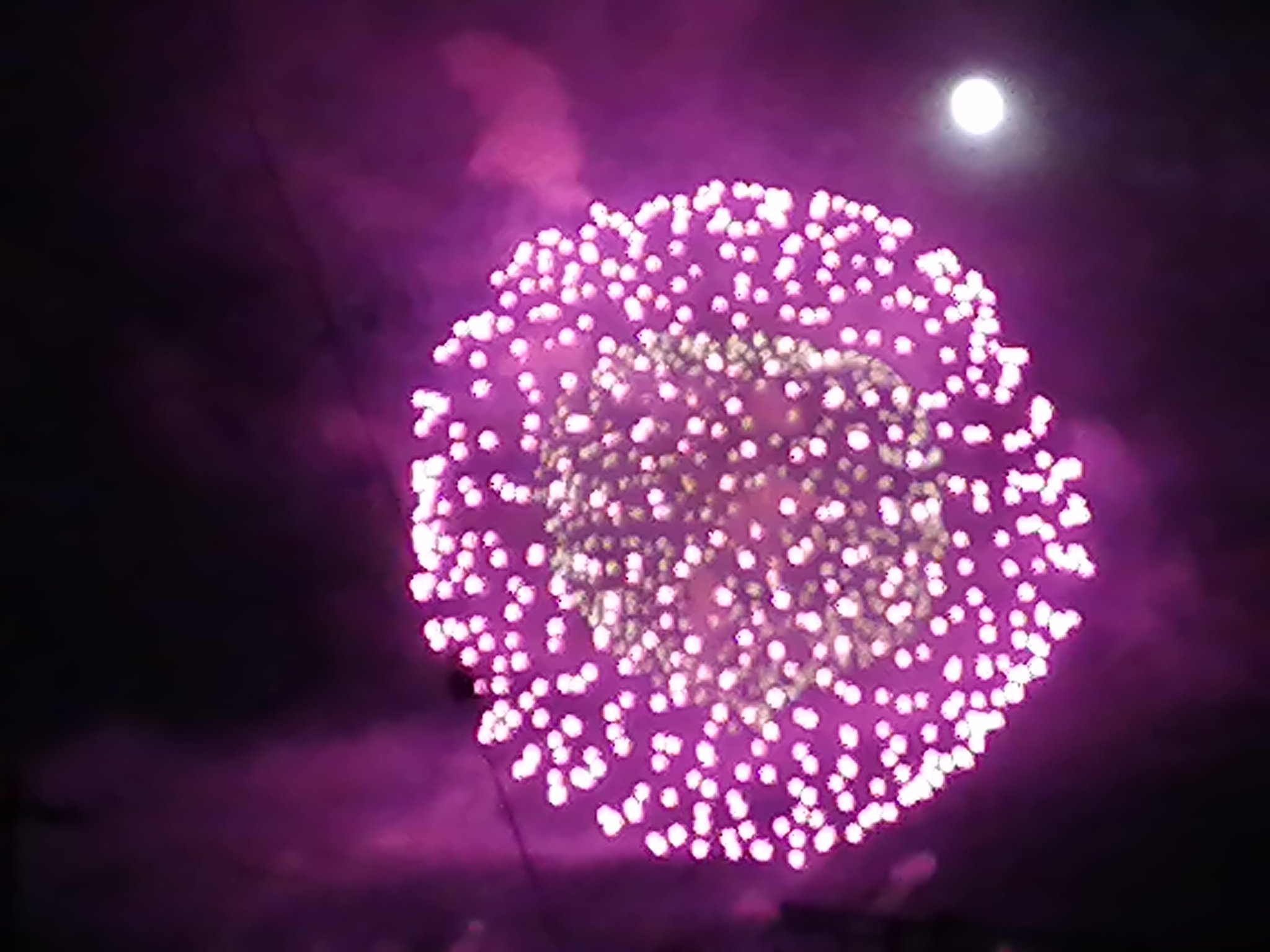 花火＊無言可 Nishikawa Summer Festival: 5,000 large flowers lighting up